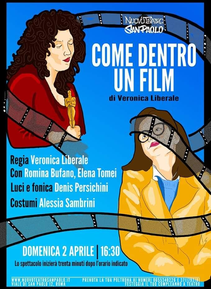 “Come dentro un film” con Romina Bufano ed Elena Tomei