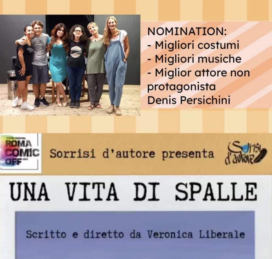 Una vita di spalle in nomination al Roma Comic Off 2023