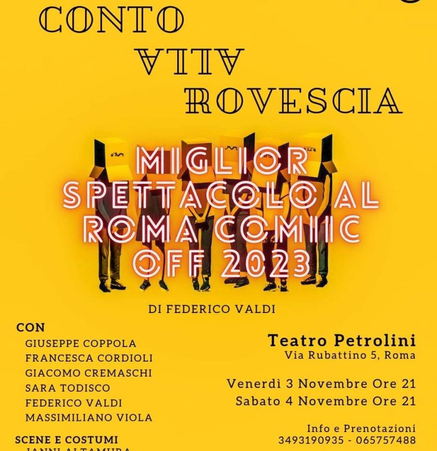 Al Teatro Petrolini parte il CONTO ALLA ROVESCIA