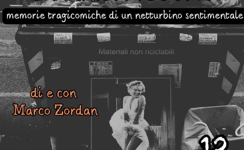 Giacche arancioni e manici di scopa alla fermata della metropolitana