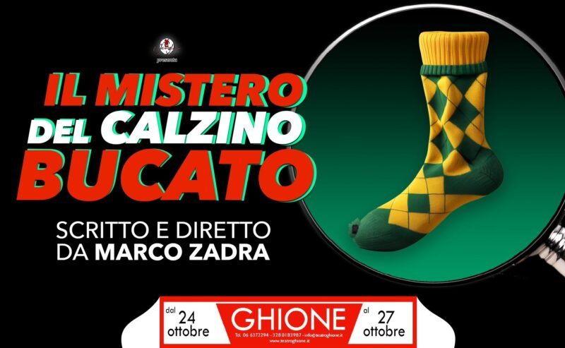 Al Teatro Ghione risate e colpi di scena per un misterioso calzino bucato