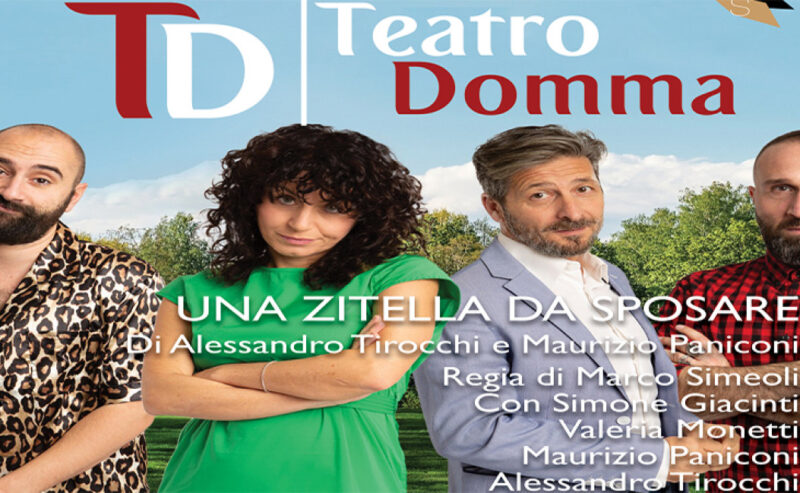 Al Teatro Domma, Valeria Monetti sarà una zitella da sposare