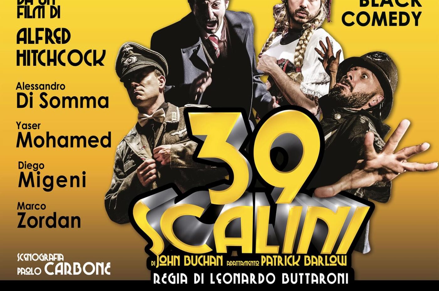 Allo Spazio Diamante, 39 SCALINI, la black comedy che omaggia Hitchcock