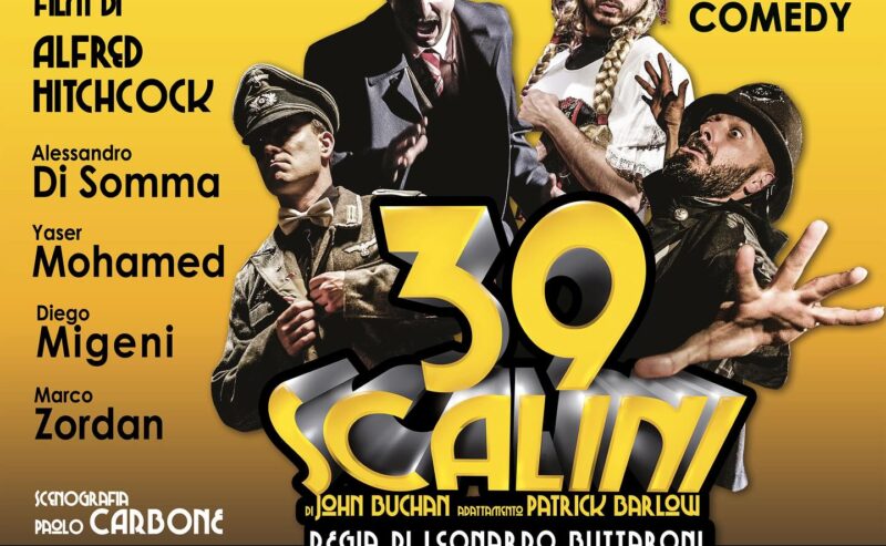 Allo Spazio Diamante, 39 SCALINI, la black comedy che omaggia Hitchcock